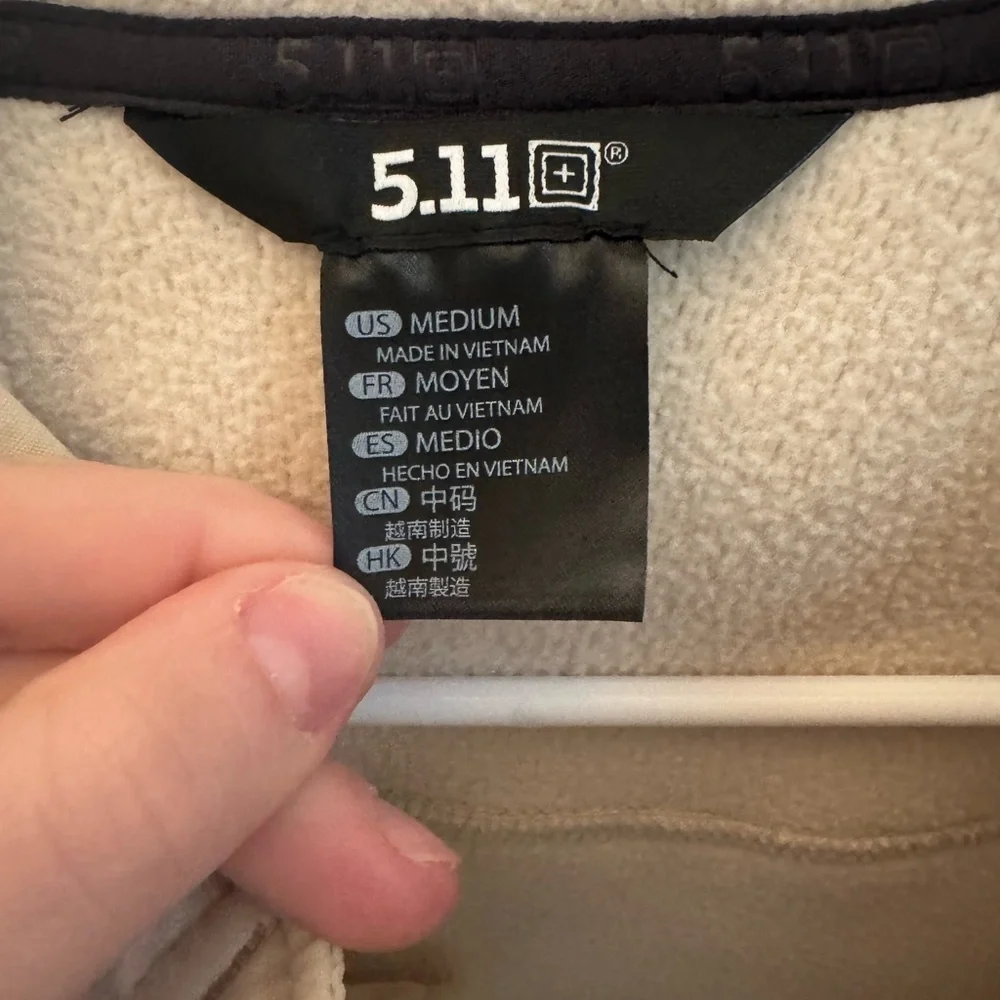 5.11 Tactical Cream Sherpa Jacket